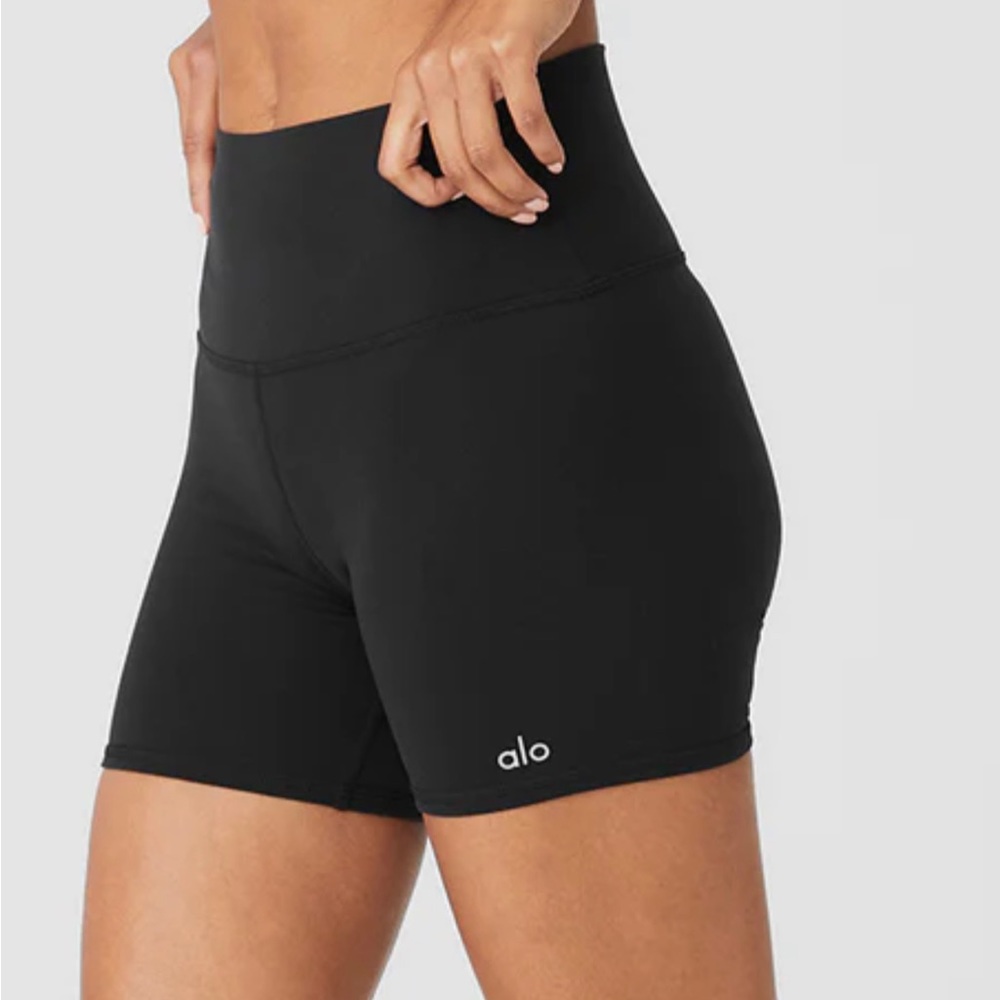 Alo Yoga 5" Airbrush High-Waist Biker Short